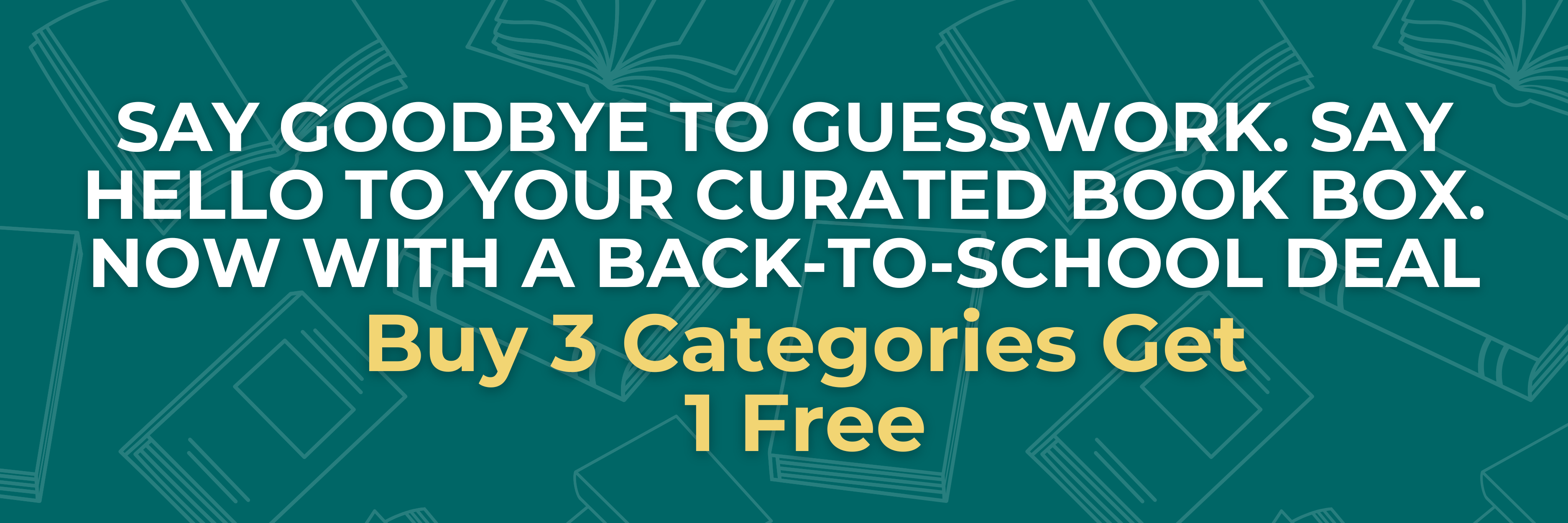 Buy 3 Categories - Get 1 Free